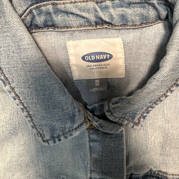 Old Navy Womens Jean Jacket Light Blue X-Small - Picture 3 of 6